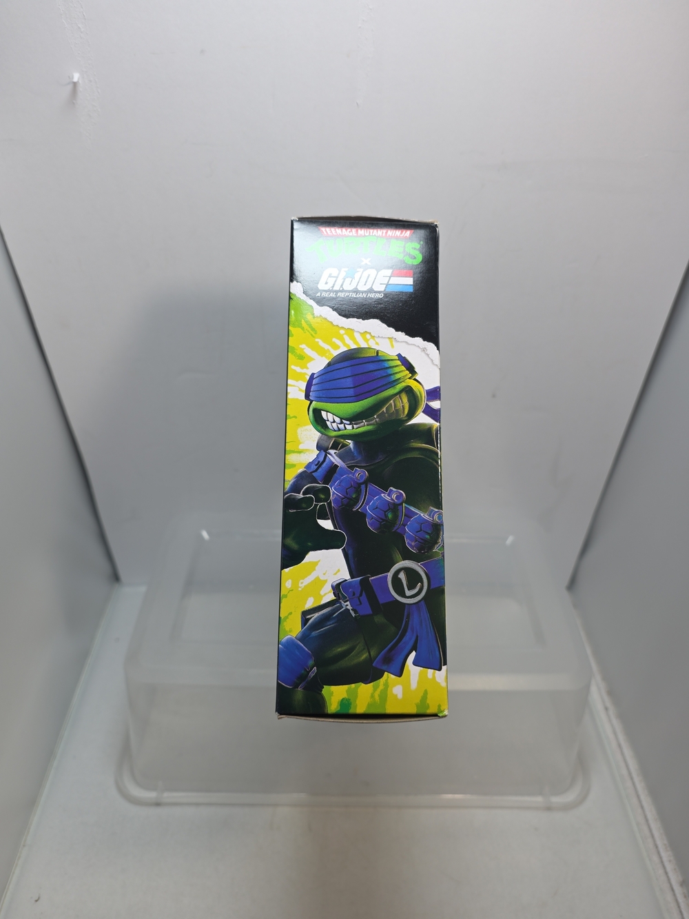 TMNT x GI Joe Snake Eyes Leo Leonardo Playmates Action Figure New (Y2) - Picture 4 of 6